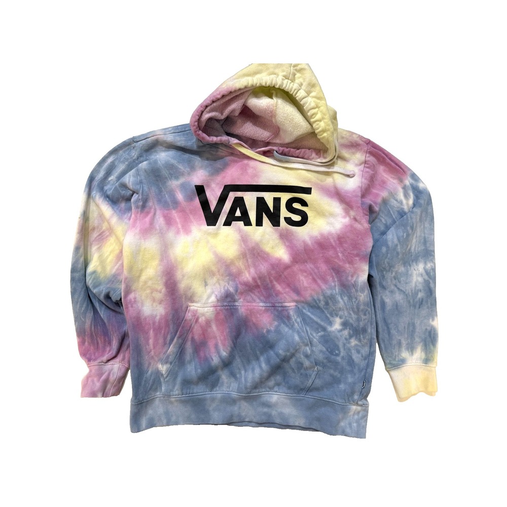 Vans Hoodie Mens S Pastel Tie Dye Y2K Skater Streetwear